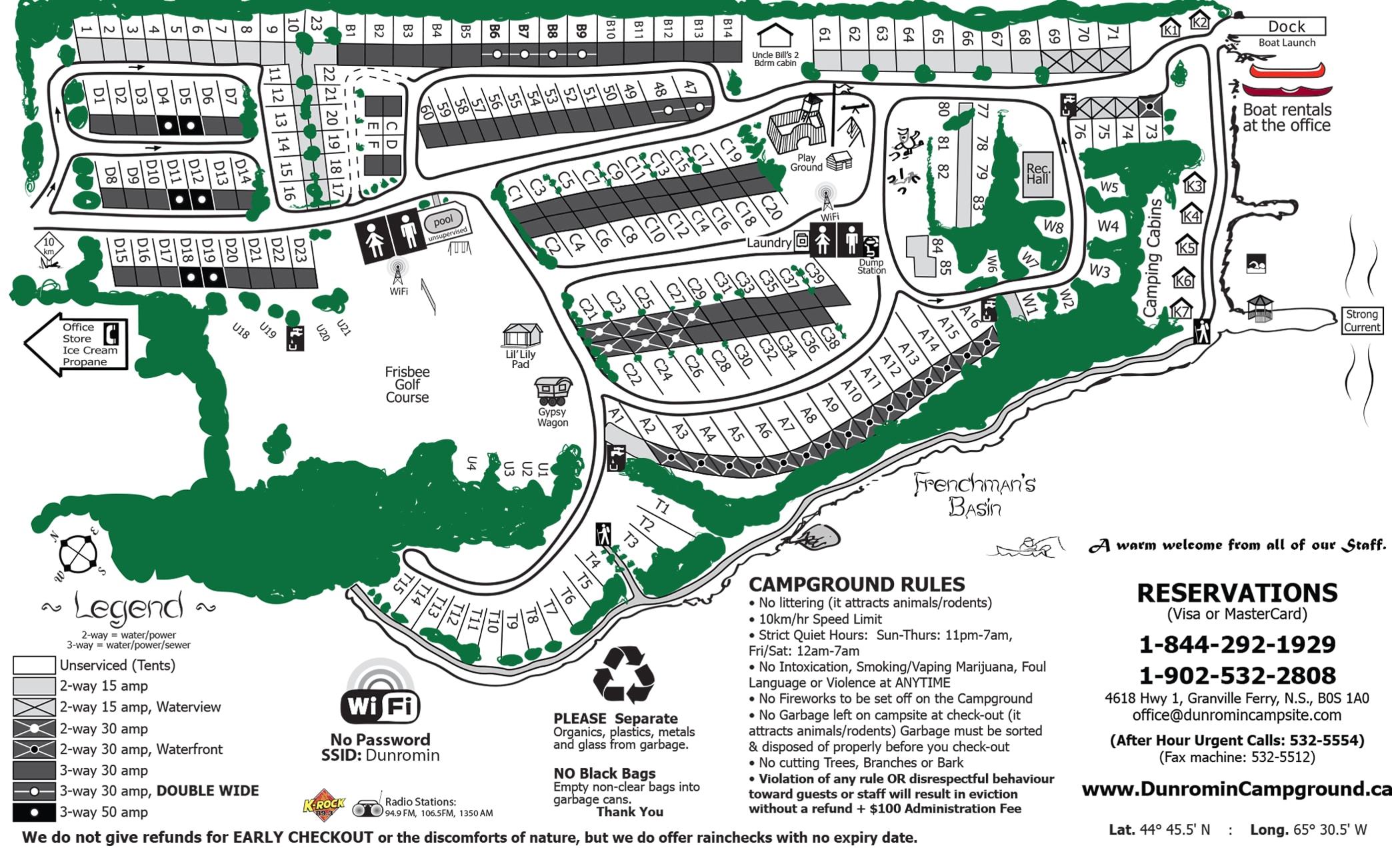 Property Map | Camping at Dunromin, Nova Scotia